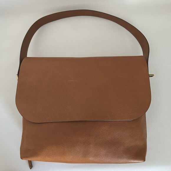 Handmade Handbags - Fossil Maya Large Hobo Brown Cow Hide Leather Crossbody Bag ZB7617